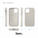 Elago Cushion Case - удароустойчив силиконов (TPU) калъф за iPhone 12 mini (бежов) 6