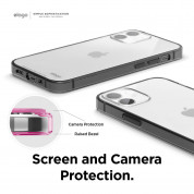 Elago Hybrid Case - хибриден удароустойчив кейс за iPhone 12 mini (черен) 4