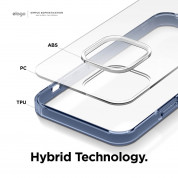 Elago Hybrid Case - хибриден удароустойчив кейс за iPhone 12 mini (тъмносин) 2