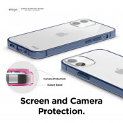 Elago Hybrid Case - хибриден удароустойчив кейс за iPhone 12 mini (тъмносин) 4