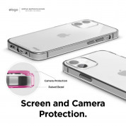 Elago Hybrid Case - хибриден удароустойчив кейс за iPhone 12 mini (прозрачен) 4