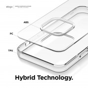 Elago Hybrid Case - хибриден удароустойчив кейс за iPhone 12 mini (прозрачен) 2