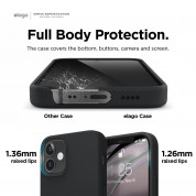 Elago Soft Silicone Case for iPhone 12 mini (black) 4