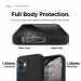 Elago Soft Silicone Case - силиконов (TPU) калъф за iPhone 12 mini (черен) 5
