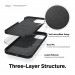 Elago Soft Silicone Case - силиконов (TPU) калъф за iPhone 12 mini (черен) 4