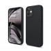 Elago Soft Silicone Case - силиконов (TPU) калъф за iPhone 12 mini (черен) 1