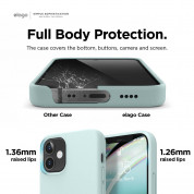 Elago Soft Silicone Case for iPhone 12 mini (mint) 4