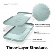 Elago Soft Silicone Case for iPhone 12 mini (mint) 3