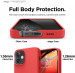 Elago Soft Silicone Case - силиконов (TPU) калъф за iPhone 12 mini (червен) 4
