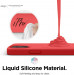 Elago Soft Silicone Case - силиконов (TPU) калъф за iPhone 12 mini (червен) 2