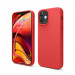 Elago Soft Silicone Case - силиконов (TPU) калъф за iPhone 12 mini (червен) 1