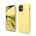 Elago Soft Silicone Case - силиконов (TPU) калъф за iPhone 12 mini (жълт) 1