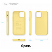 Elago Soft Silicone Case for iPhone 12 mini (yellow) 7