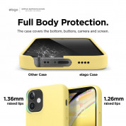 Elago Soft Silicone Case for iPhone 12 mini (yellow) 4
