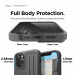Elago Armor Case - удароустойчив силиконов (TPU) калъф за iPhone 12, iPhone 12 Pro (сив) 3