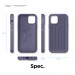 Elago Armor Case - удароустойчив силиконов (TPU) калъф за iPhone 12, iPhone 12 Pro (лилав) 5
