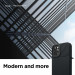 Elago Cushion Case - удароустойчив силиконов (TPU) калъф за iPhone 12, iPhone 12 Pro (черен) 2