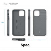 Elago Cushion Case for iPhone 12, iPhone 12 Pro (dark gray) 5