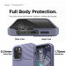 Elago Cushion Case - удароустойчив силиконов (TPU) калъф за iPhone 12, iPhone 12 Pro (лилав) 3