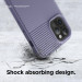 Elago Cushion Case - удароустойчив силиконов (TPU) калъф за iPhone 12, iPhone 12 Pro (лилав) 4