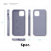 Elago Cushion Case - удароустойчив силиконов (TPU) калъф за iPhone 12, iPhone 12 Pro (лилав) 6