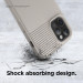 Elago Cushion Case - удароустойчив силиконов (TPU) калъф за iPhone 12, iPhone 12 Pro (бежов) 4