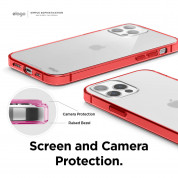 Elago Hybrid Case - хибриден удароустойчив кейс за iPhone 12, iPhone 12 Pro (червен) 4