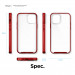 Elago Hybrid Case - хибриден удароустойчив кейс за iPhone 12, iPhone 12 Pro (червен) 8