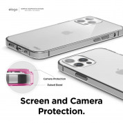 Elago Hybrid Case - хибриден удароустойчив кейс за iPhone 12, iPhone 12 Pro (прозрачен) 4