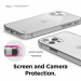Elago Hybrid Case - хибриден удароустойчив кейс за iPhone 12, iPhone 12 Pro (прозрачен) 5
