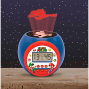 Lexibook Super Mario Childrens Projector Clock with Timer 1
