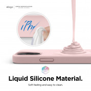 Elago Soft Silicone Case - силиконов (TPU) калъф за iPhone 12, iPhone 12 Pro (розов) 2