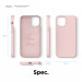 Elago Soft Silicone Case - силиконов (TPU) калъф за iPhone 12, iPhone 12 Pro (розов) 8