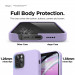 Elago Soft Silicone Case - силиконов (TPU) калъф за iPhone 12, iPhone 12 Pro (лилав) 5