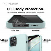 Elago Soft Silicone Case - силиконов (TPU) калъф за iPhone 12, iPhone 12 Pro (зелен) 4