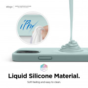 Elago Soft Silicone Case - силиконов (TPU) калъф за iPhone 12, iPhone 12 Pro (зелен) 2