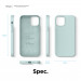 Elago Soft Silicone Case - силиконов (TPU) калъф за iPhone 12, iPhone 12 Pro (зелен) 8