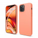 Elago Soft Silicone Case - силиконов (TPU) калъф за iPhone 12, iPhone 12 Pro (оранжев) 1