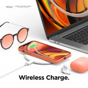 Elago Soft Silicone Case - силиконов (TPU) калъф за iPhone 12, iPhone 12 Pro (оранжев) 6