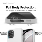 Elago Soft Silicone Case for iPhone 12, iPhone 12 Pro (white) 4