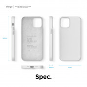 Elago Soft Silicone Case for iPhone 12, iPhone 12 Pro (white) 7