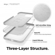 Elago Soft Silicone Case for iPhone 12, iPhone 12 Pro (white) 3