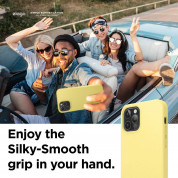 Elago Soft Silicone Case for iPhone 12, iPhone 12 Pro (yellow) 5