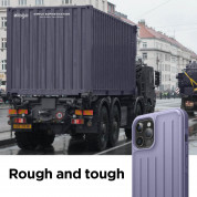 Elago Armor Case - удароустойчив силиконов (TPU) калъф за iPhone 12 Pro Max (лилав) 1