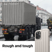 Elago Armor Case - удароустойчив силиконов (TPU) калъф за iPhone 12 Pro Max (бежов) 1