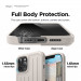 Elago Armor Case - удароустойчив силиконов (TPU) калъф за iPhone 12 Pro Max (бежов) 3