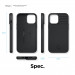 Elago Cushion Case - удароустойчив силиконов (TPU) калъф за iPhone 12 Pro Max (черен) 6