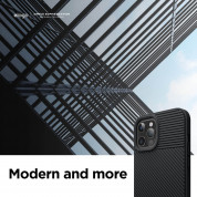Elago Cushion Case - удароустойчив силиконов (TPU) калъф за iPhone 12 Pro Max (черен) 1
