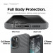 Elago Cushion Case - удароустойчив силиконов (TPU) калъф за iPhone 12 Pro Max (сив) 3
