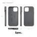 Elago Cushion Case - удароустойчив силиконов (TPU) калъф за iPhone 12 Pro Max (сив) 6